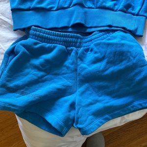 The Pangaia Sea Coral collection shorts in blue